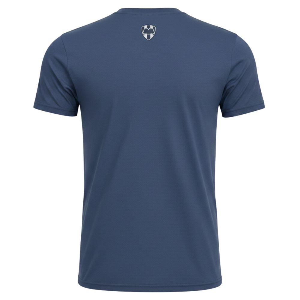 Playera Casual Mamá Rayados Azul, mujer