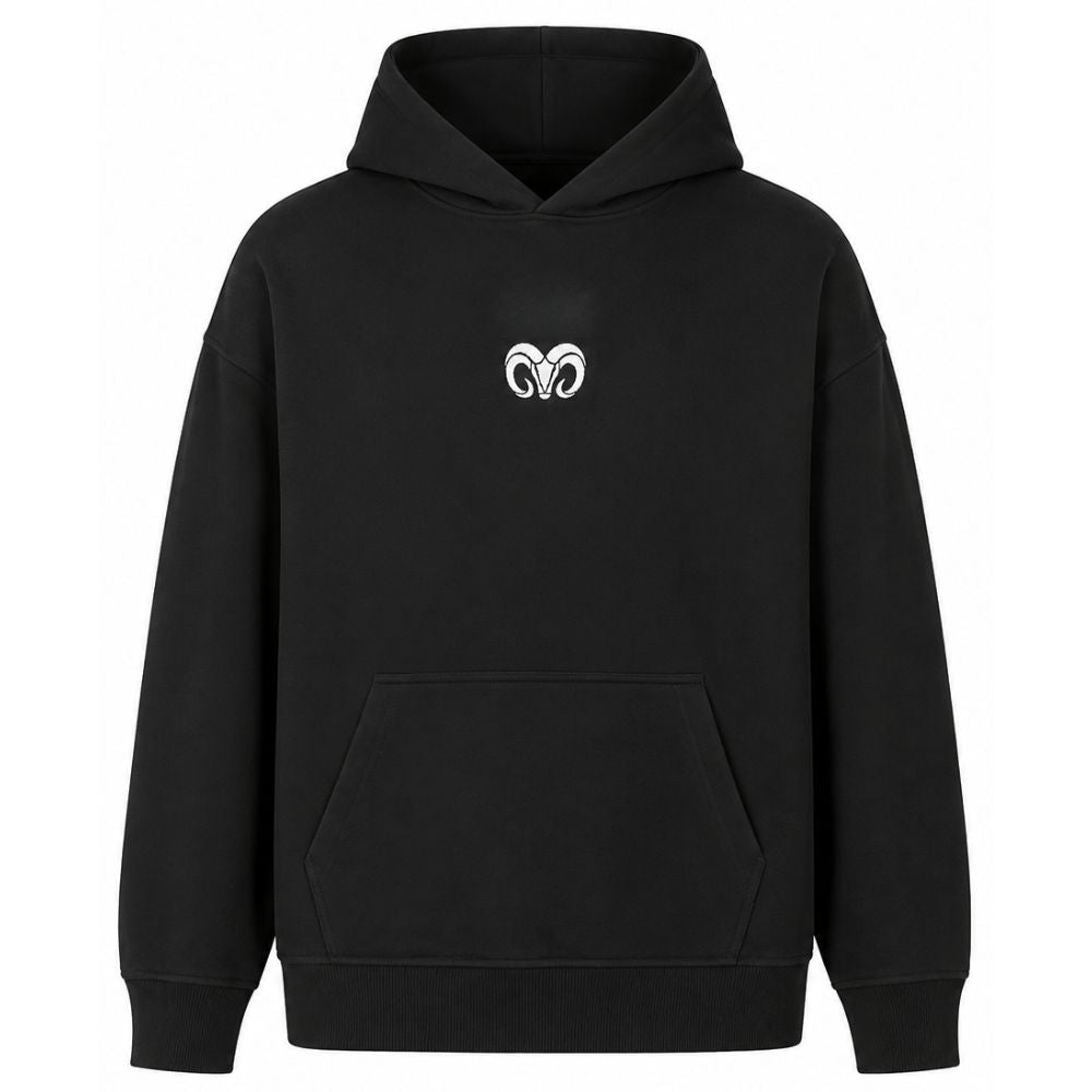 Sudadera Oversize BORREGOS Basketball Negro, Unisex