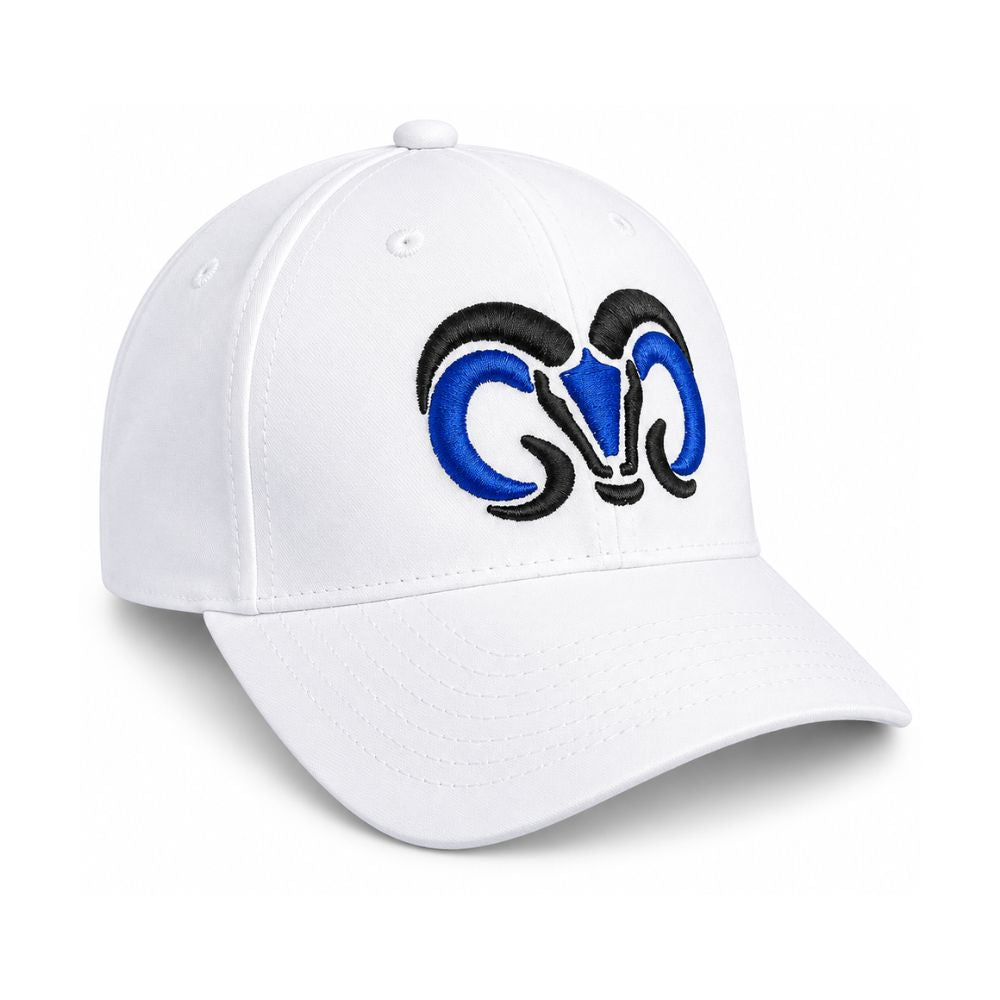 Gorra DT Deportiva BORREGOS Blanco Ram Negro con Azul