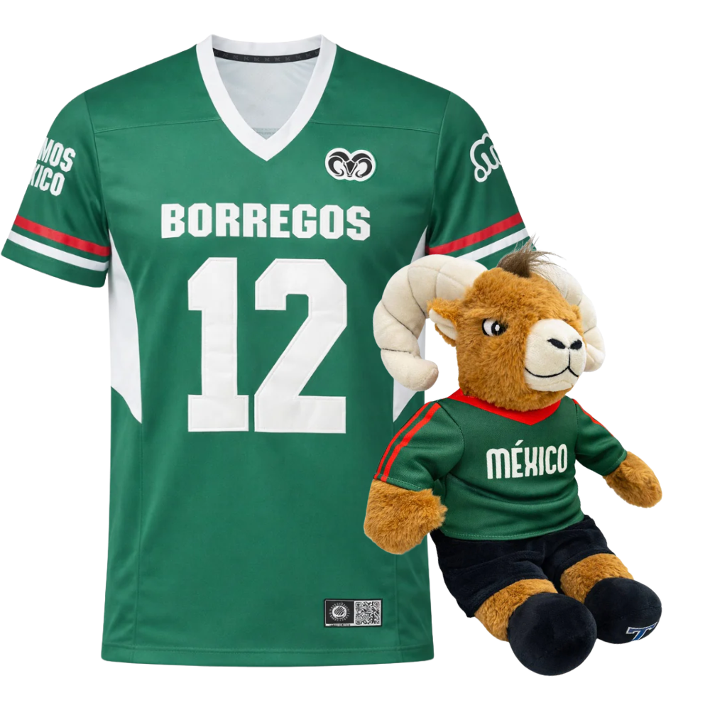 (PREVENTA) Kit True Fan: Elite Jersey Borregos Verde + Teus México