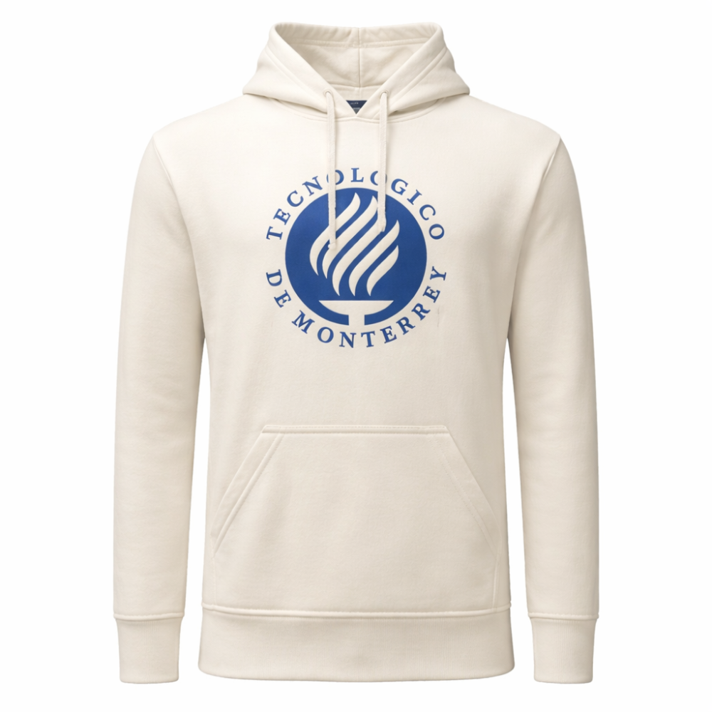Sudadera Essential Tecnológico de Monterrey Hueso, Unisex