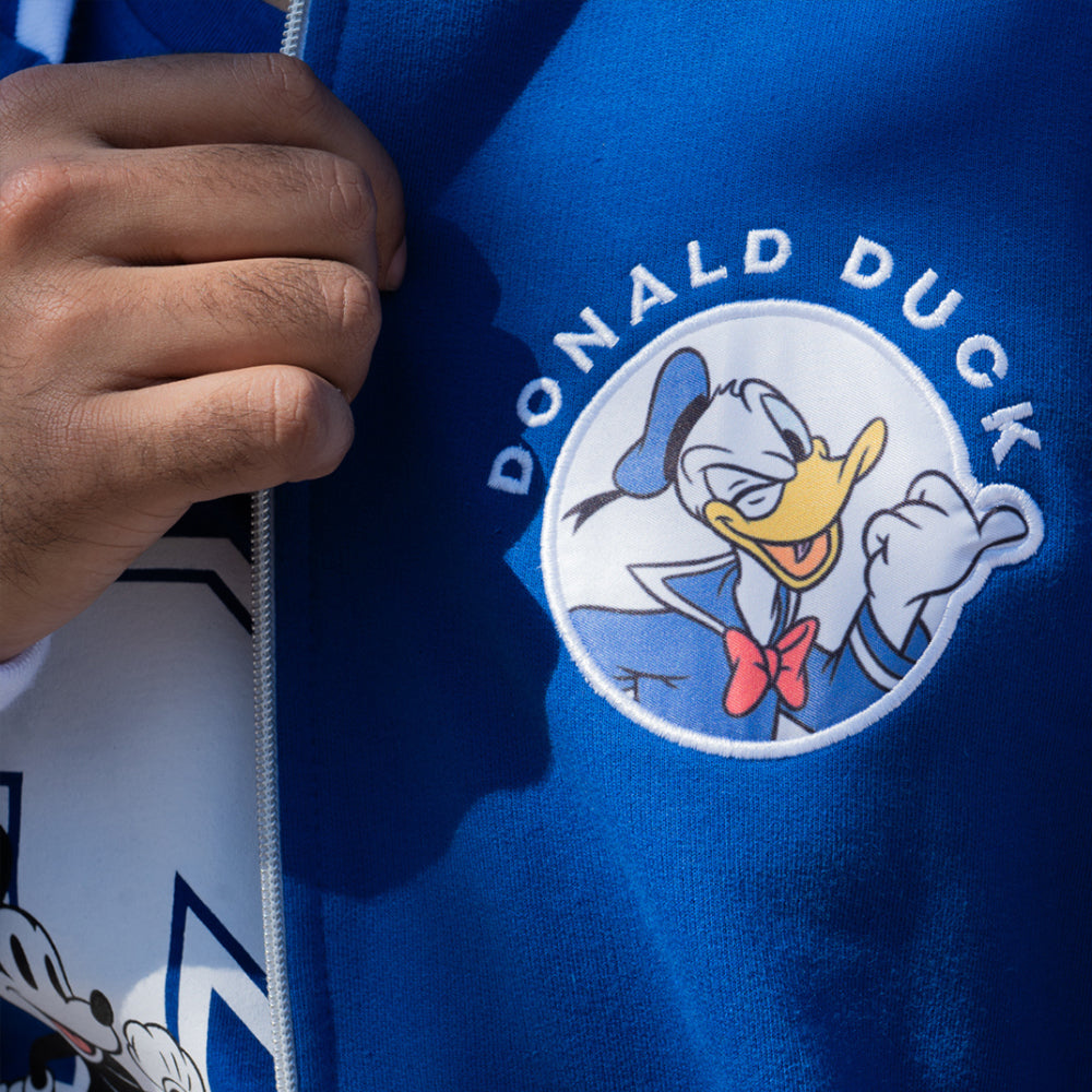 Chamarra Universitaria Básica Disney Donald TEC Azul