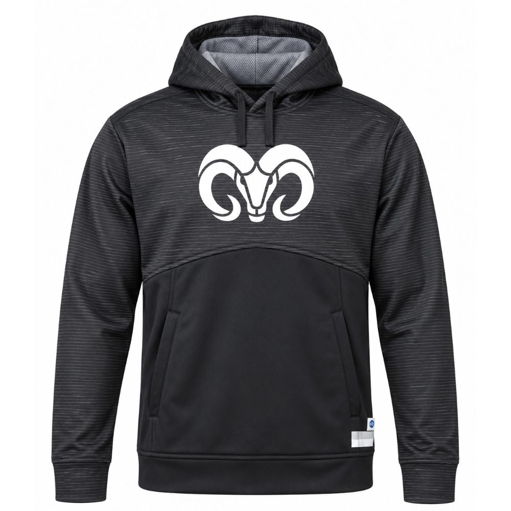 Sudadera Poliéster Básica BORREGOS Negro, Unisex