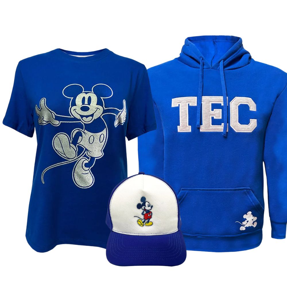 Kit Mickey Mouse Sudadera Playera y Gorra, Mujer