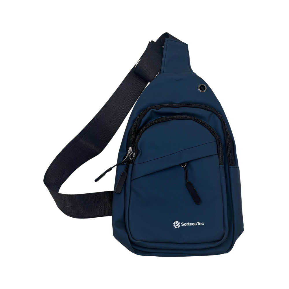 Bandolera Slin Sorteos TEC, azul