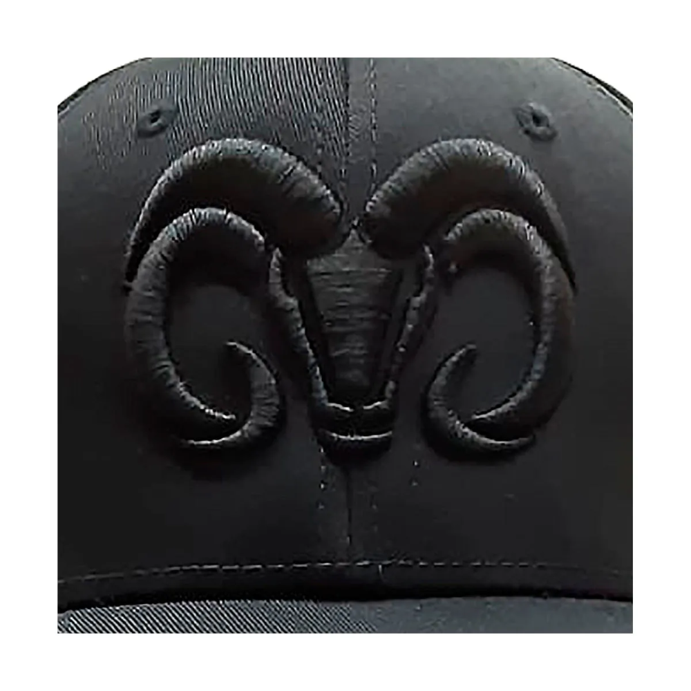 Gorra BORREGOS Visera Curva Negro, Unisex