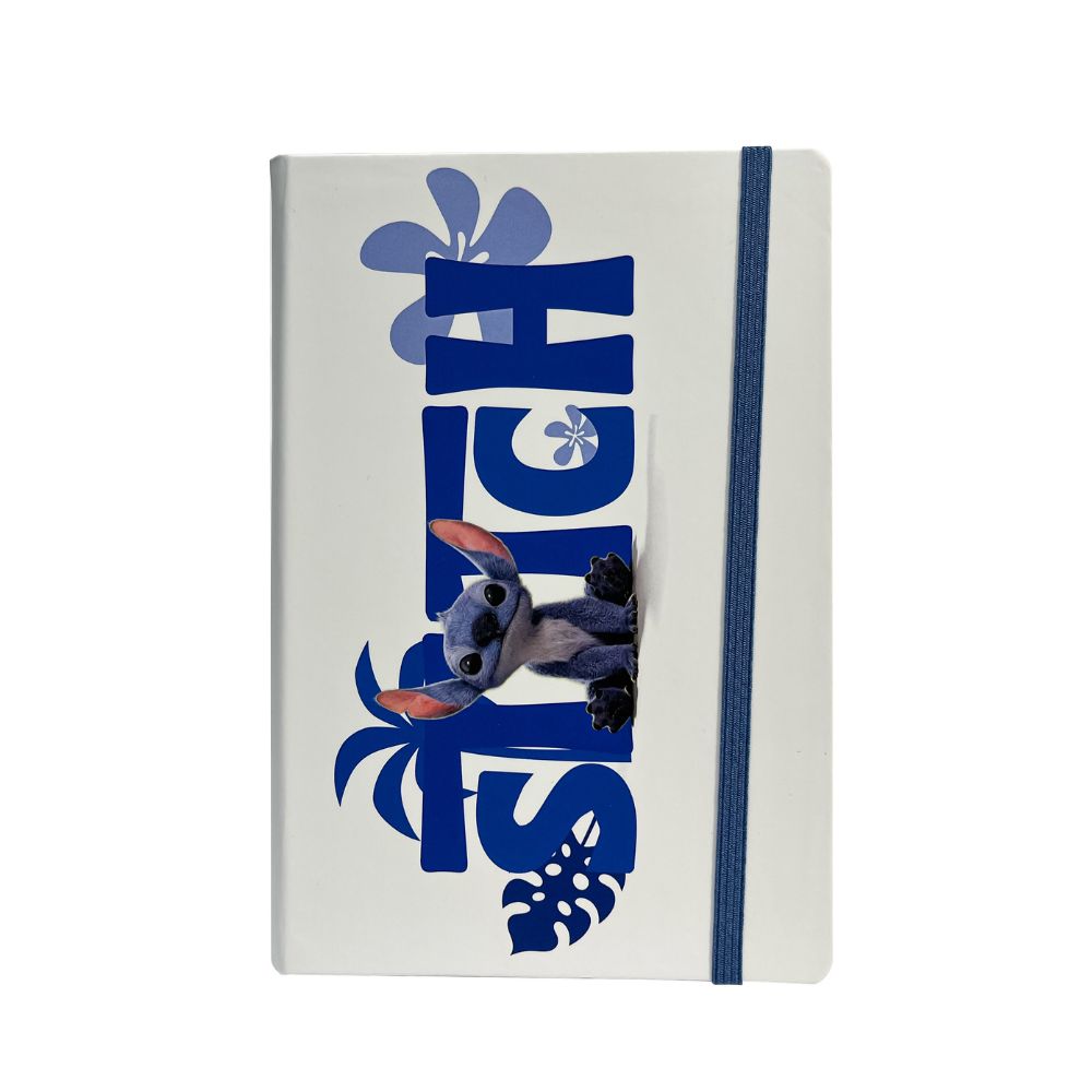 Libreta Disney Stitch LA TEC, Blanca