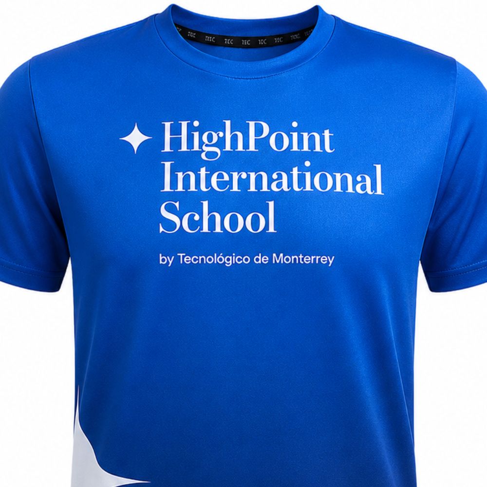 Playera Deportiva MC HPIS Azul, Hombre