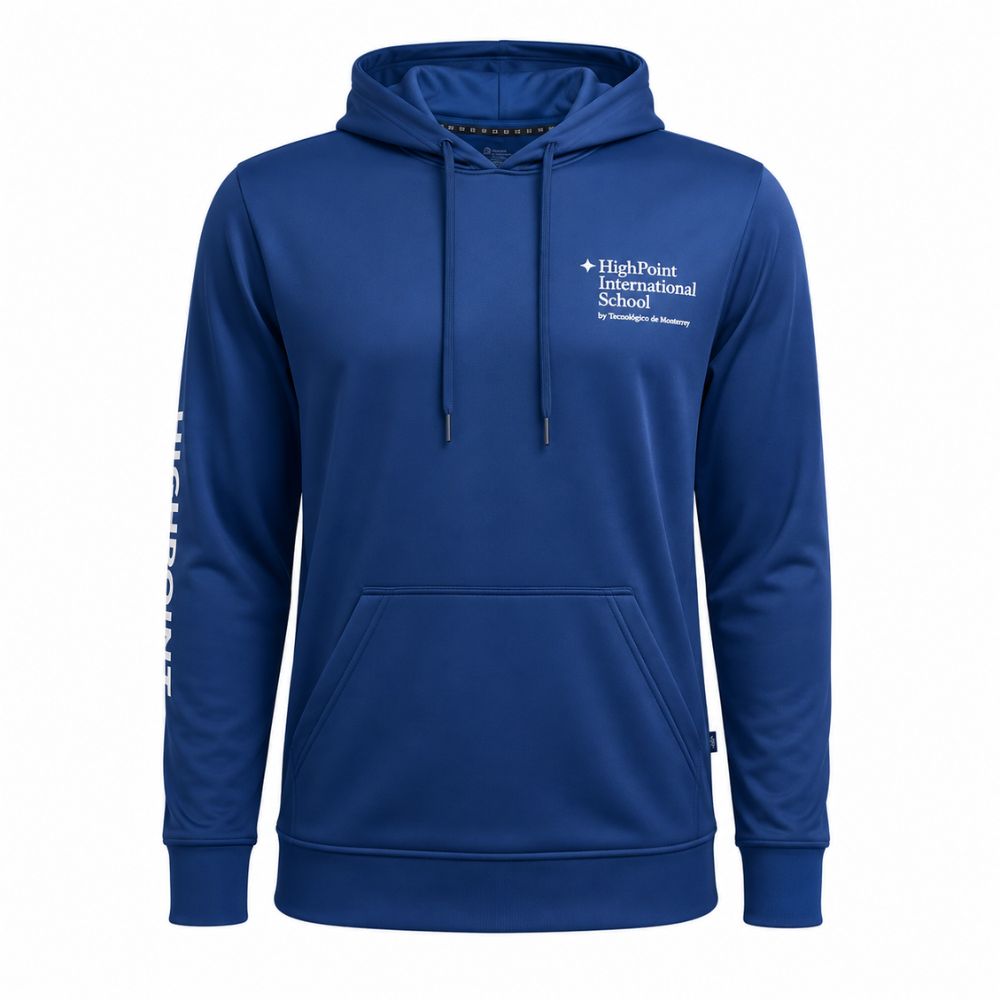 Sudadera Poliéster Básica HPIS Azul Marino, Unisex