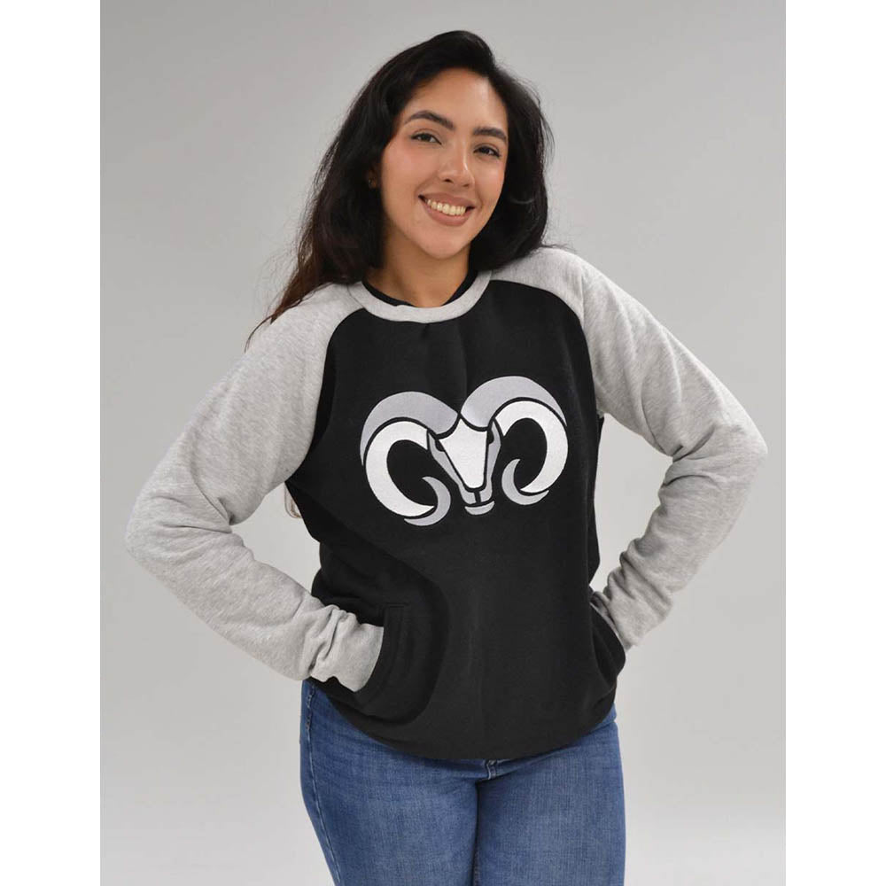 Sudadera Vintage PO BORREGOS negro/gris