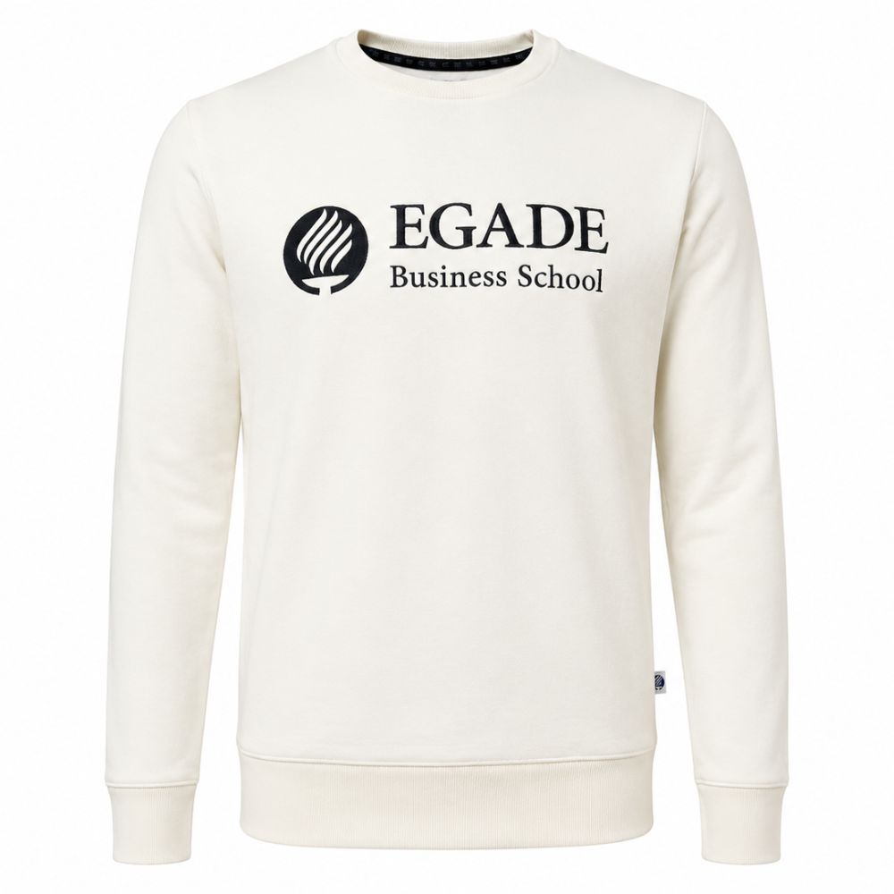 Sudadera Crewneck EGADE Hueso, Unisex