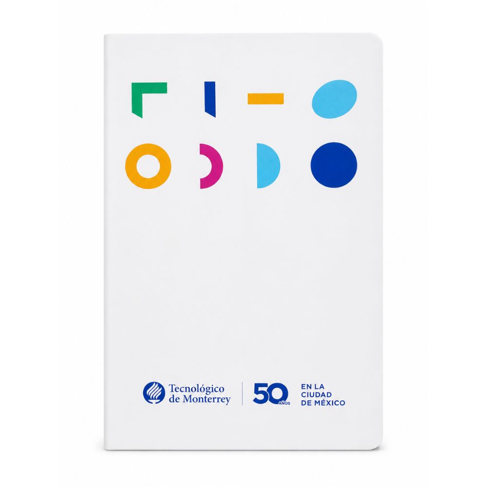 Libreta Tecnológico de Monterrey 50 Aniversario Ciudad de México, Blanco