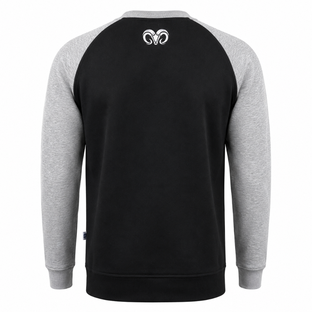 Sudadera Vintage PO BORREGOS Negro/Gris, Unisex