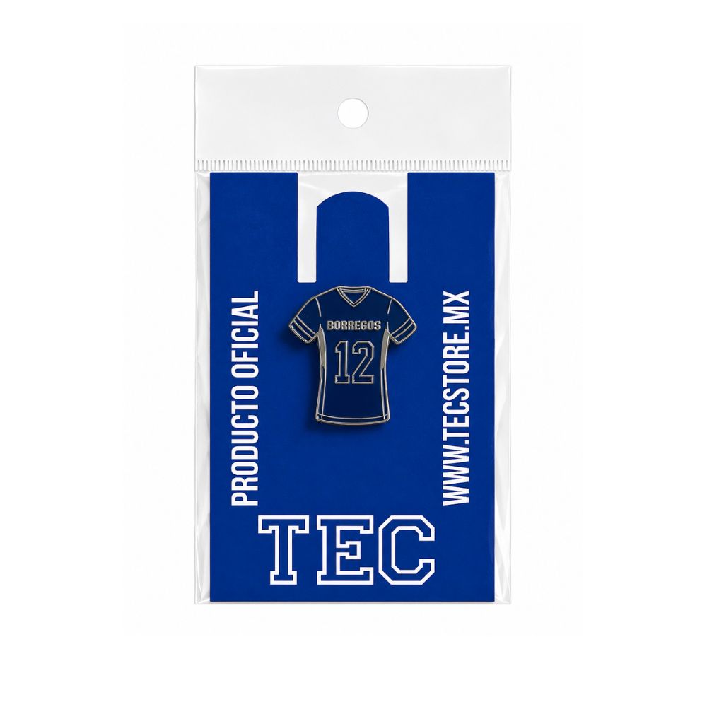 Pin Jersey Fan BORREGOS Azul