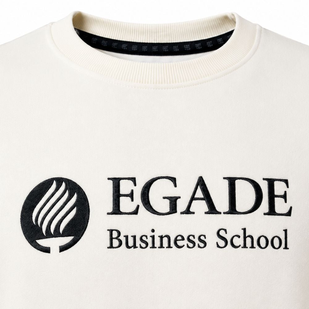 Sudadera Crewneck EGADE Hueso, Unisex