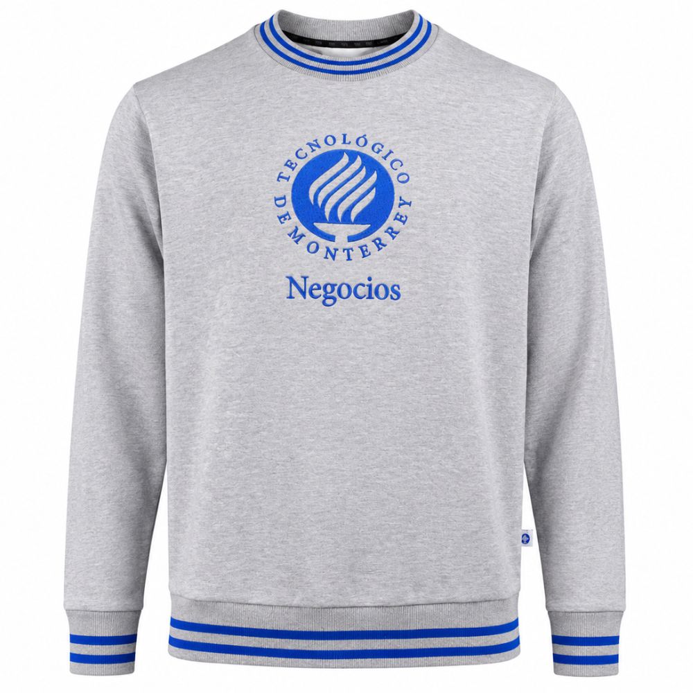 Sudadera PO Antorcha Negocios Gris, Unisex