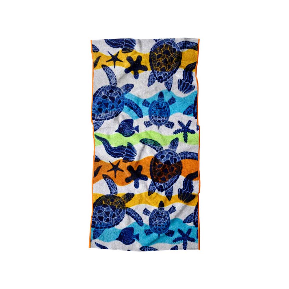 Toalla Grande Premium Para Baño Playa Tortugas 75 x 147 cm