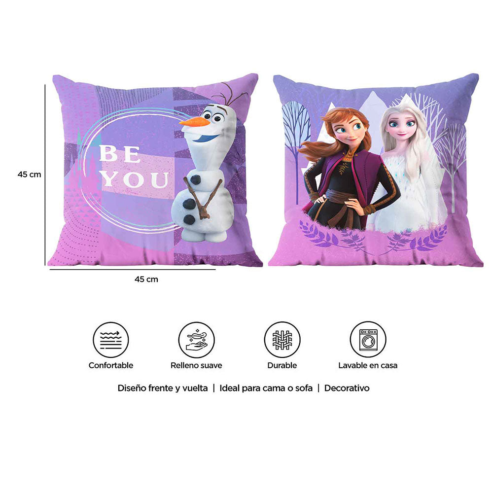 Cojín Reversible 45x45 cms Frozen