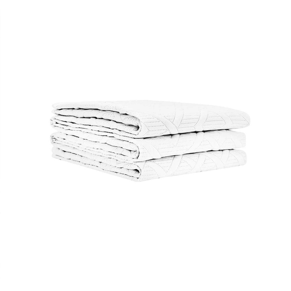 Colcha Individual Blanca 1.50 x 2.25 mts.