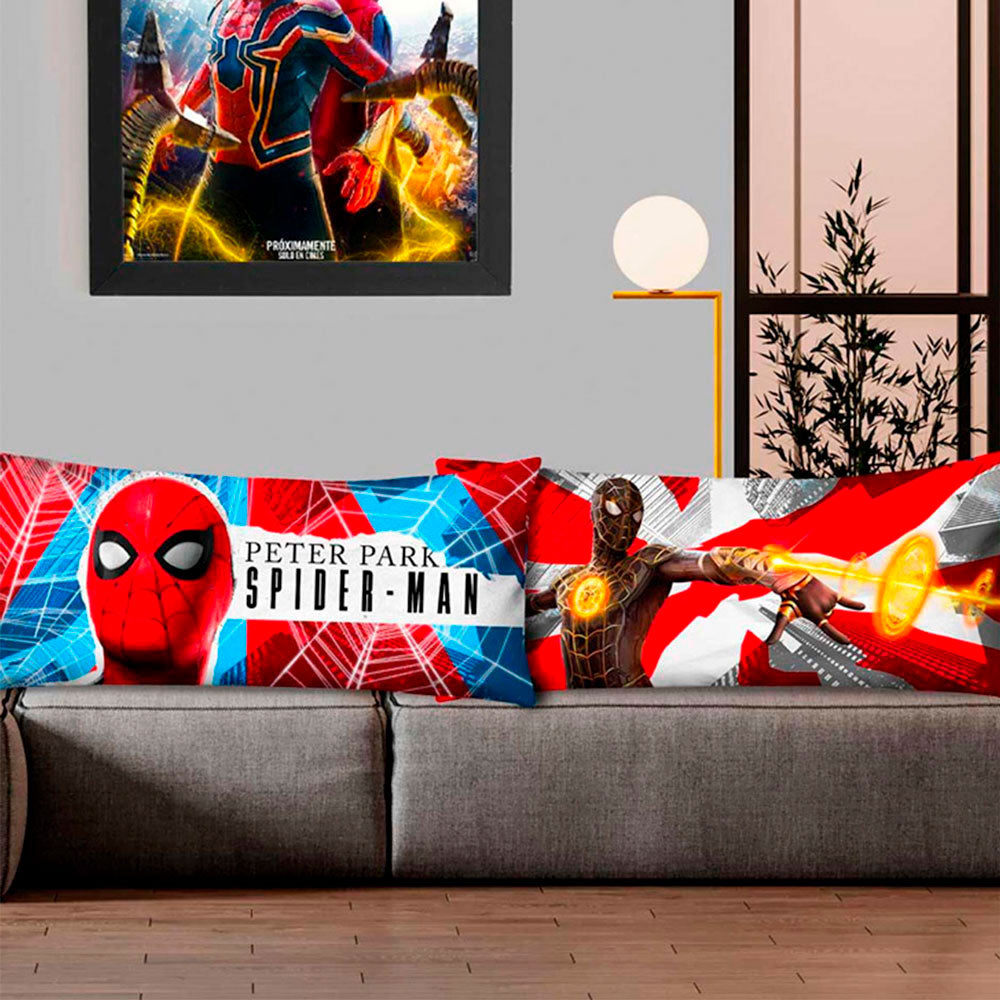 Almohada Súper jumbo 1.20 x .50 mts Spider-Man