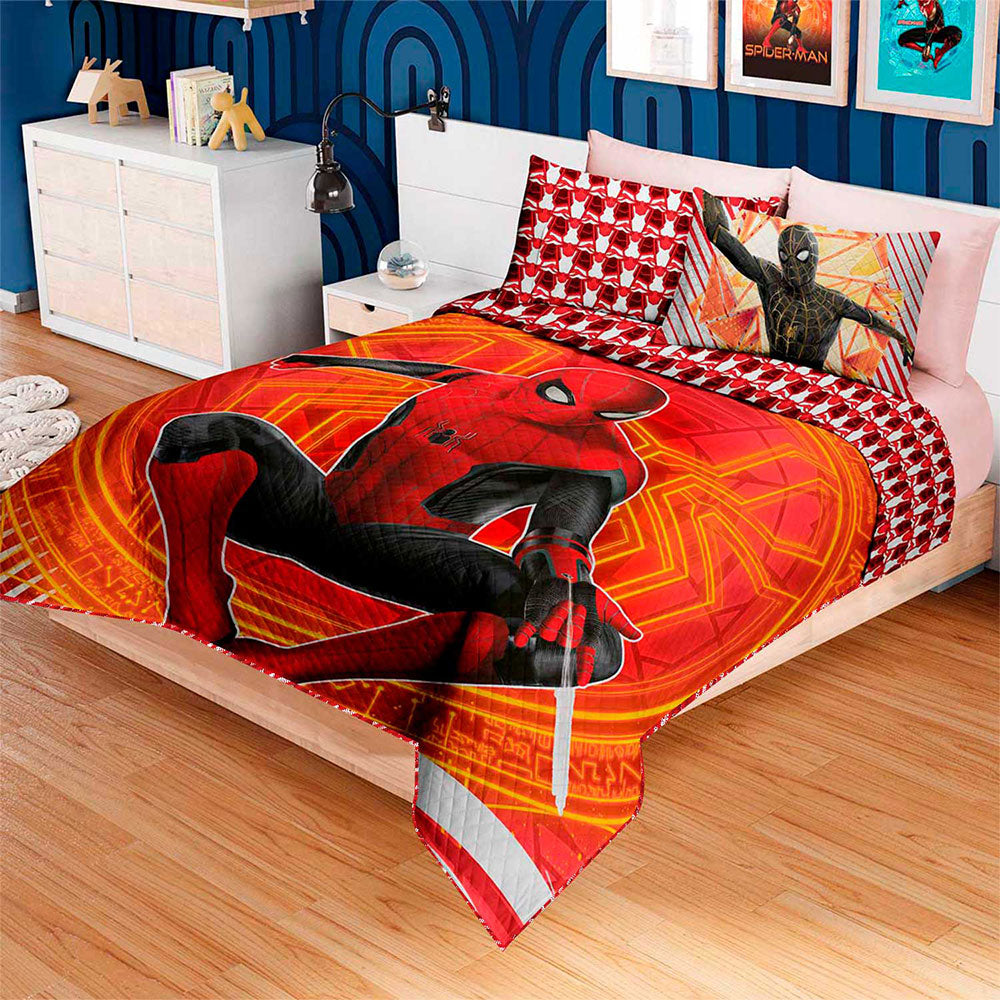 Edrecolcha Matrimonial 1.90 x 2.25 mts. Spider-Man