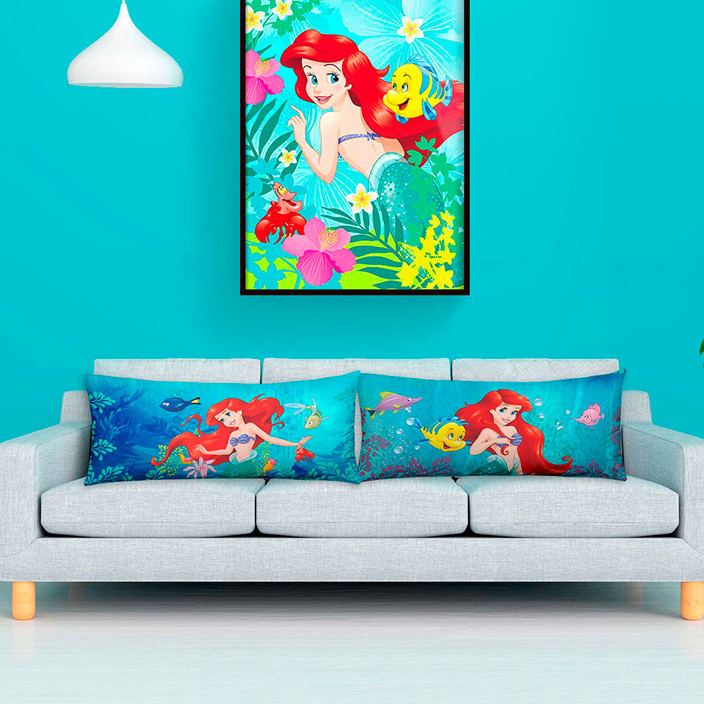 Almohada Súper jumbo 1.20 x .50 mts Sirenita