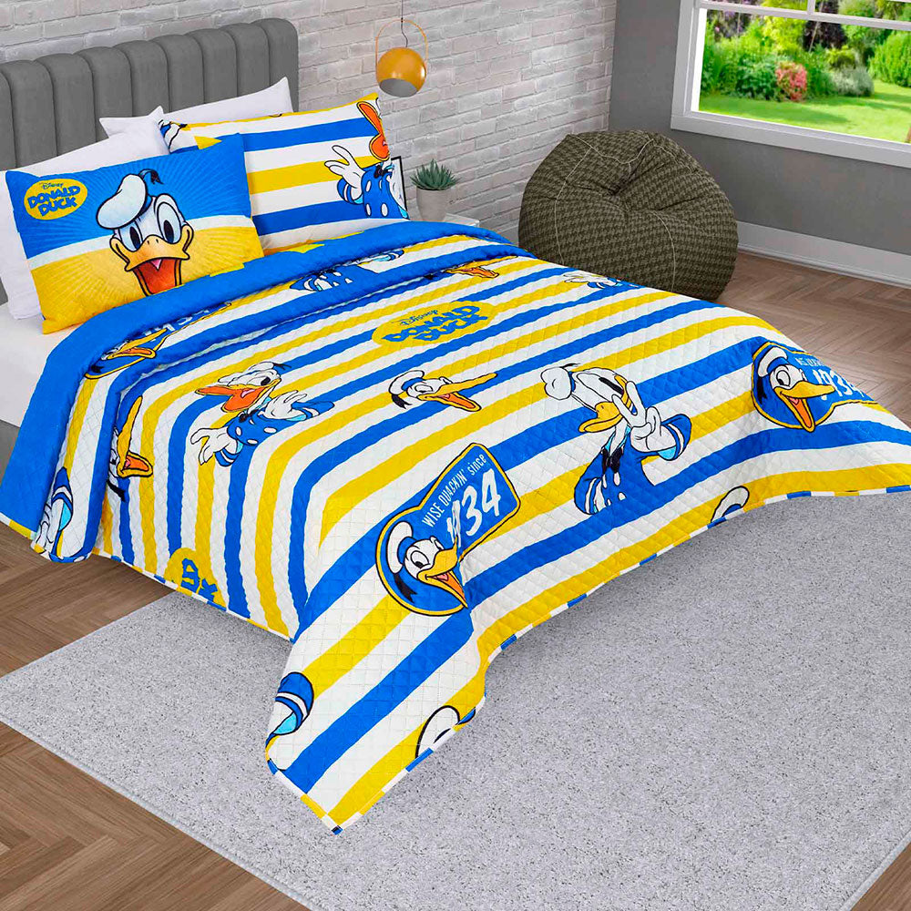 Edrecolcha Matrimonial 1.90 x 2.25 mts. Donald Duck