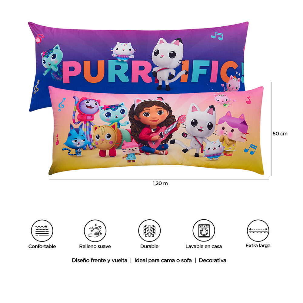 Almohada Súper jumbo 1.20 x .50 mts Gabby