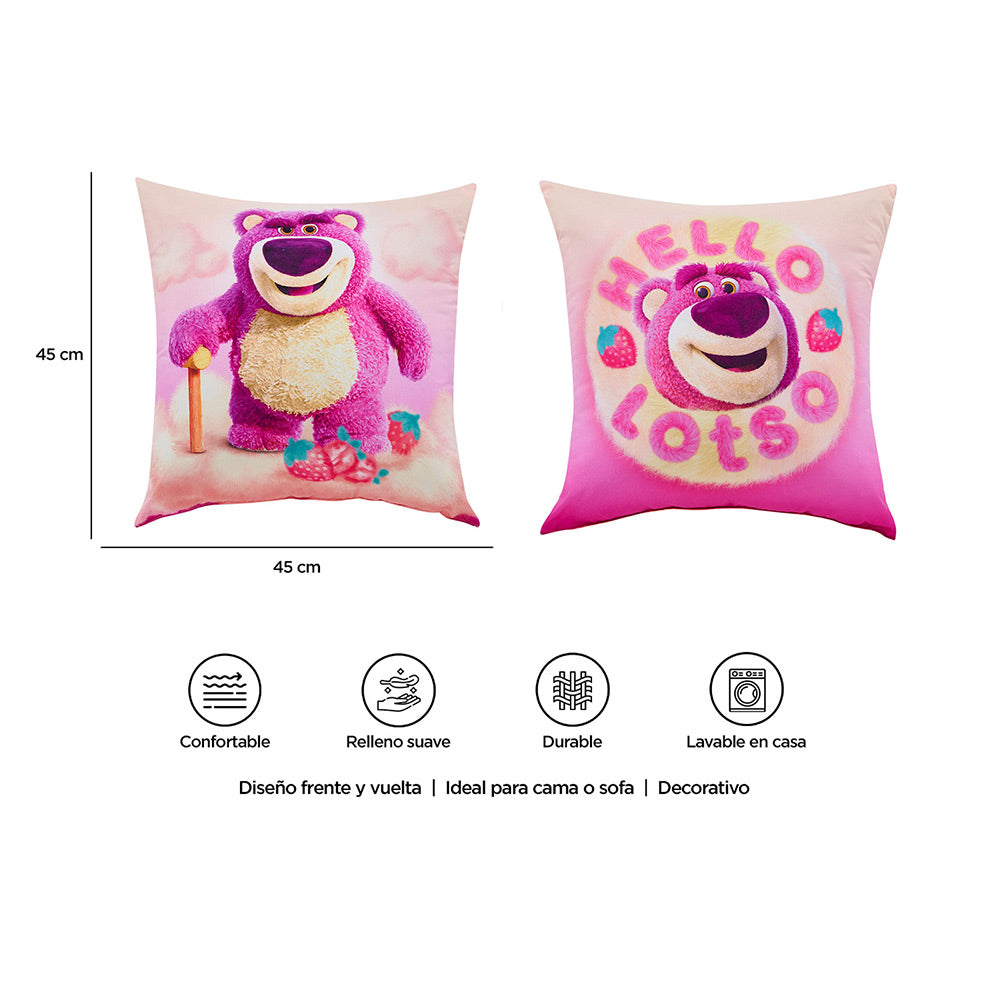 Cojín Reversible 45x45 cms Lotso Toy Story