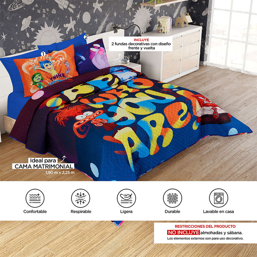 Edrecolcha Matrimonial 1.90 x 2.25 mts. Intensamente
