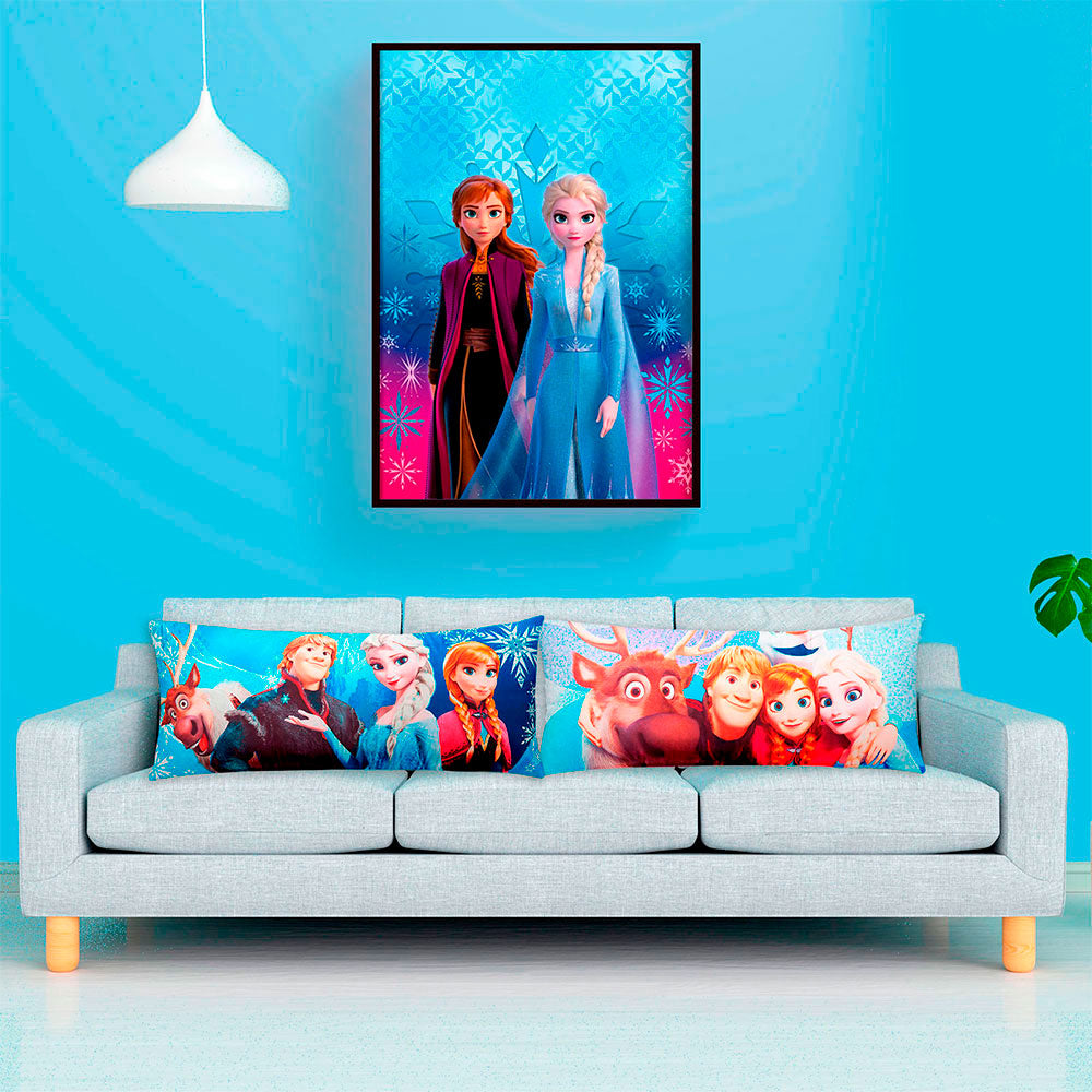 Almohada Súper jumbo 1.20 x .50 mts Frozen