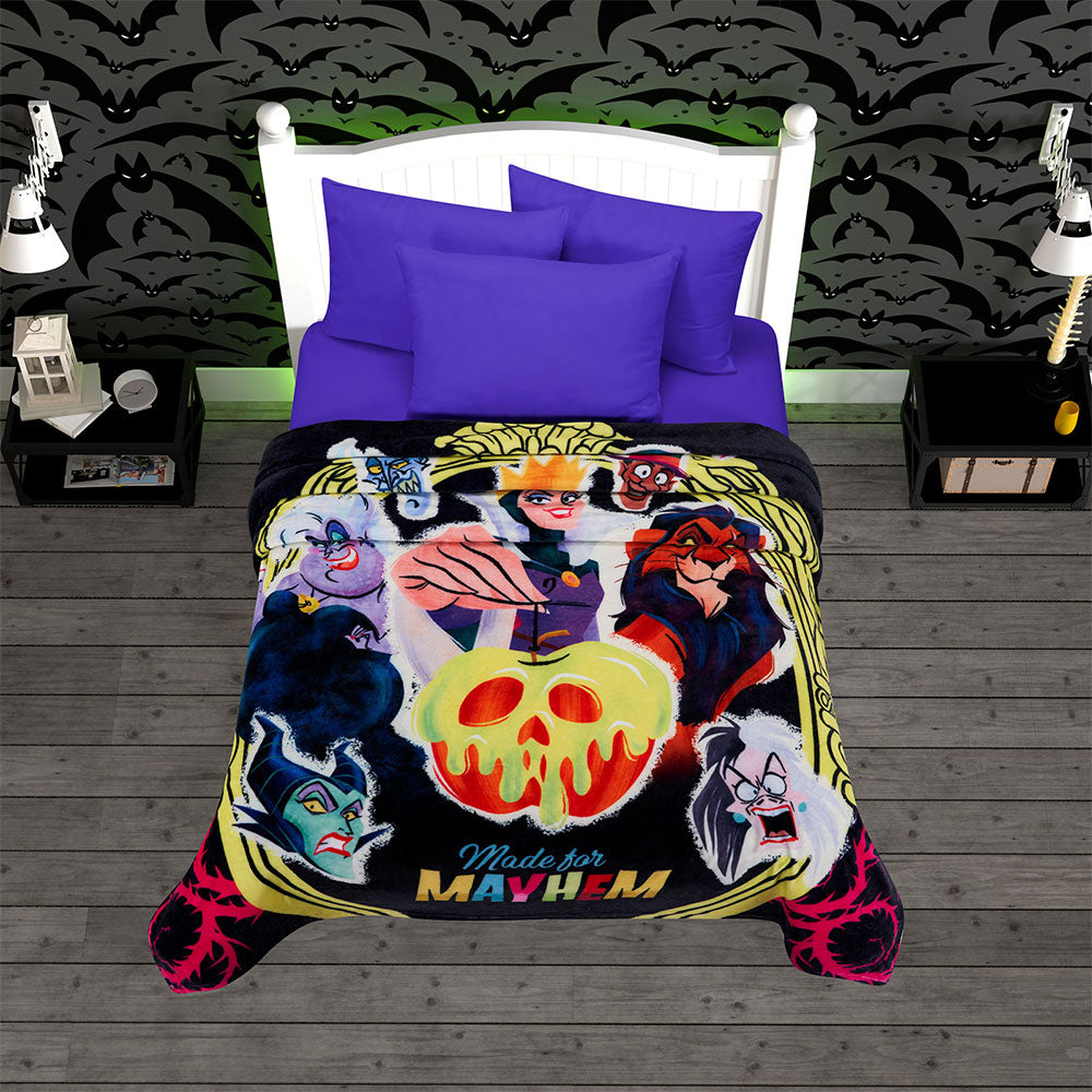 Cobertor Serenity Villanos Disney Matrimonial 1.80 x 2.10 mts.