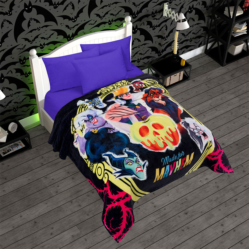 Cobertor Serenity Villanos Disney Matrimonial 1.80 x 2.10 mts.