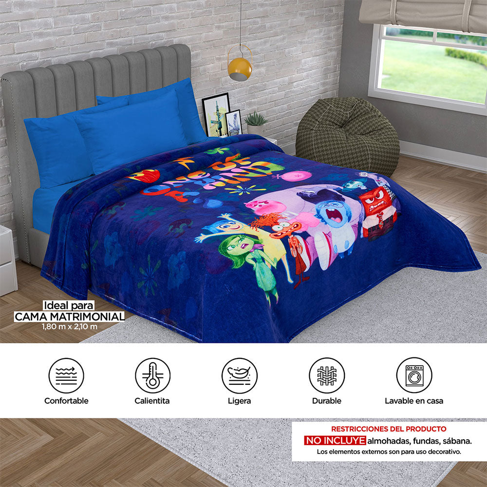 Cobertor Serenity Intensamente Matrimonial 1.80 x 2.10 mts.