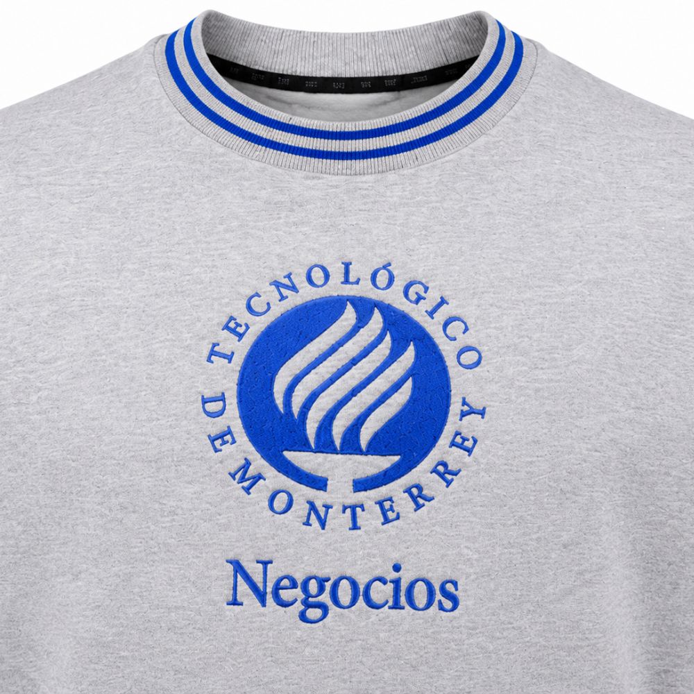 Sudadera PO Antorcha Negocios Gris, Unisex