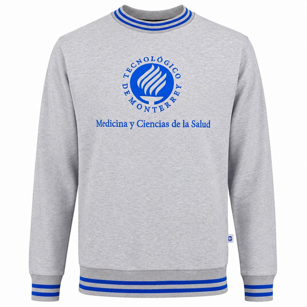 Sudadera PO Antorcha Medicina Gris, Unisex