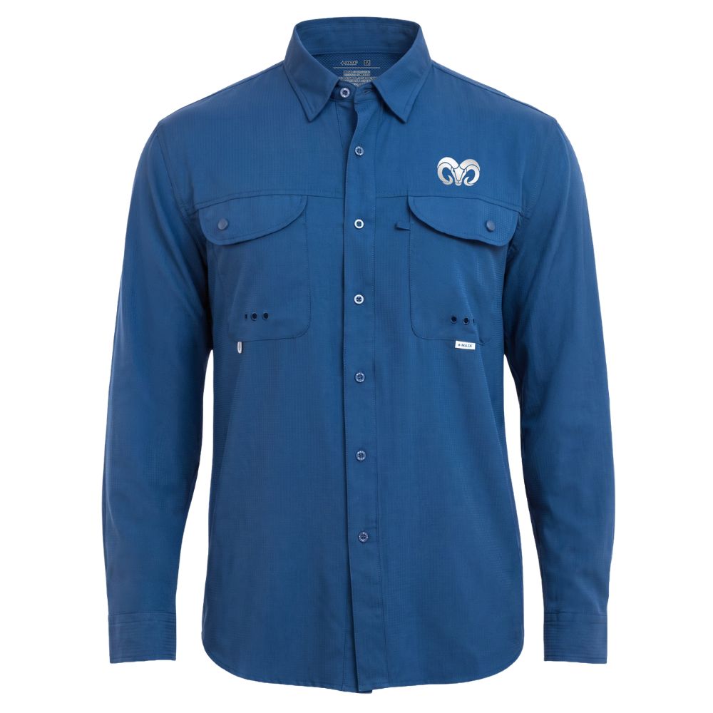 Camisa MAJA Outdoor Signature BORREGOS Marino, Unisex