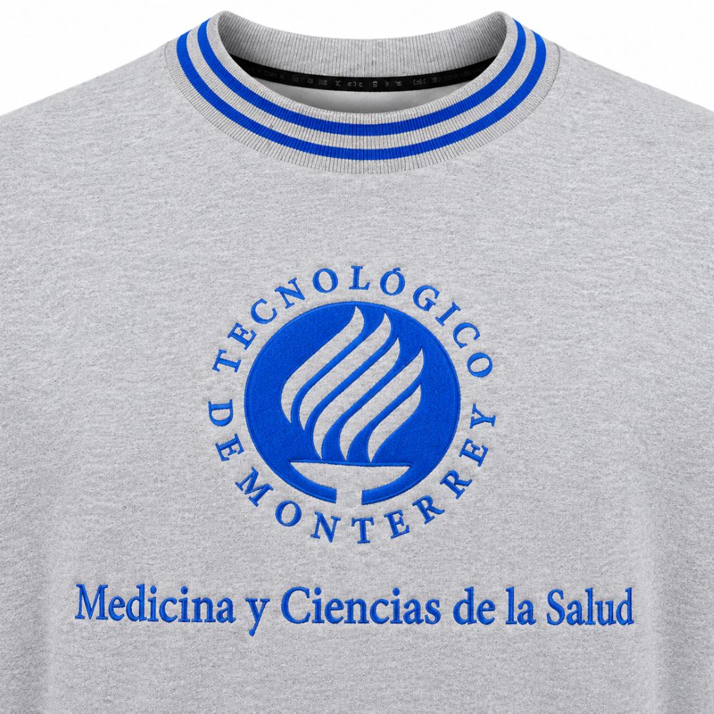 Sudadera PO Antorcha Medicina Gris, Unisex