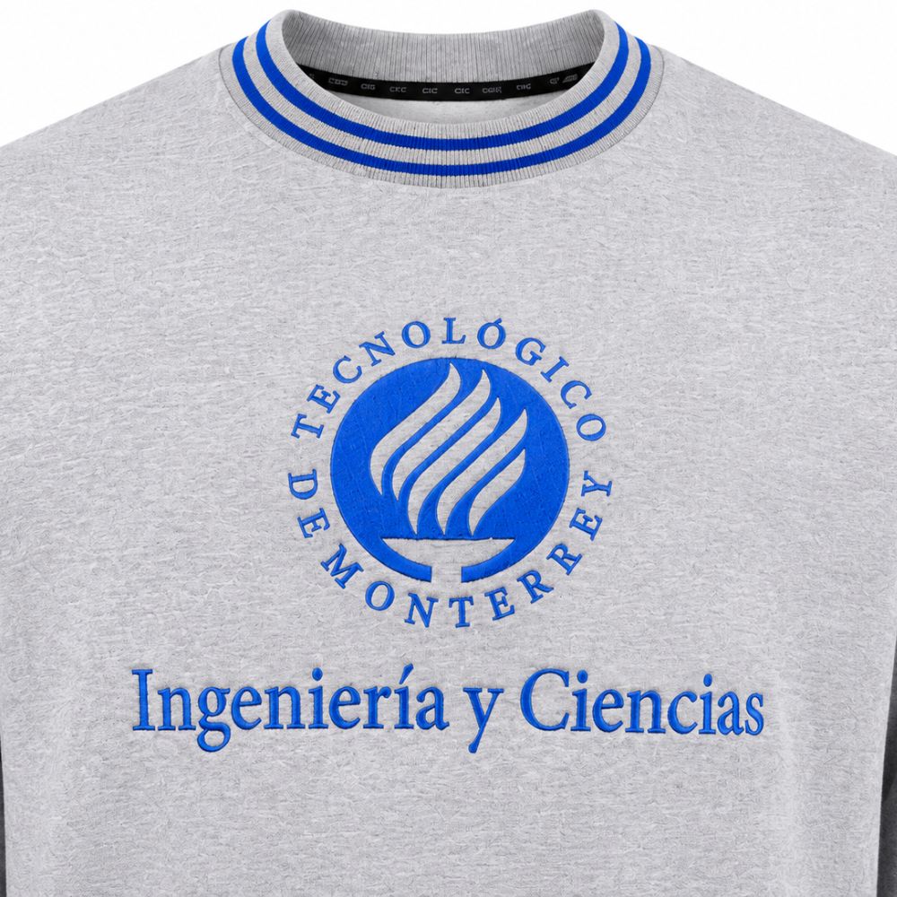 Sudadera PO Antorcha Ingeniería Gris, Unisex