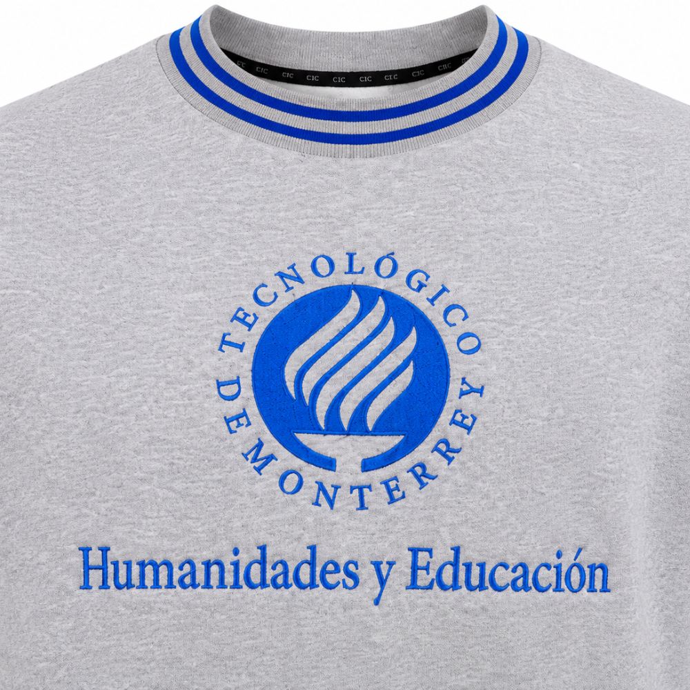 Sudadera PO Antorcha Humanidades Gris, Unisex
