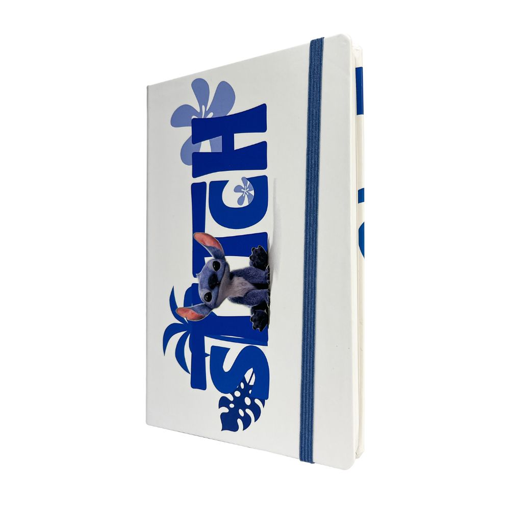 Libreta Disney Stitch LA TEC, Blanca
