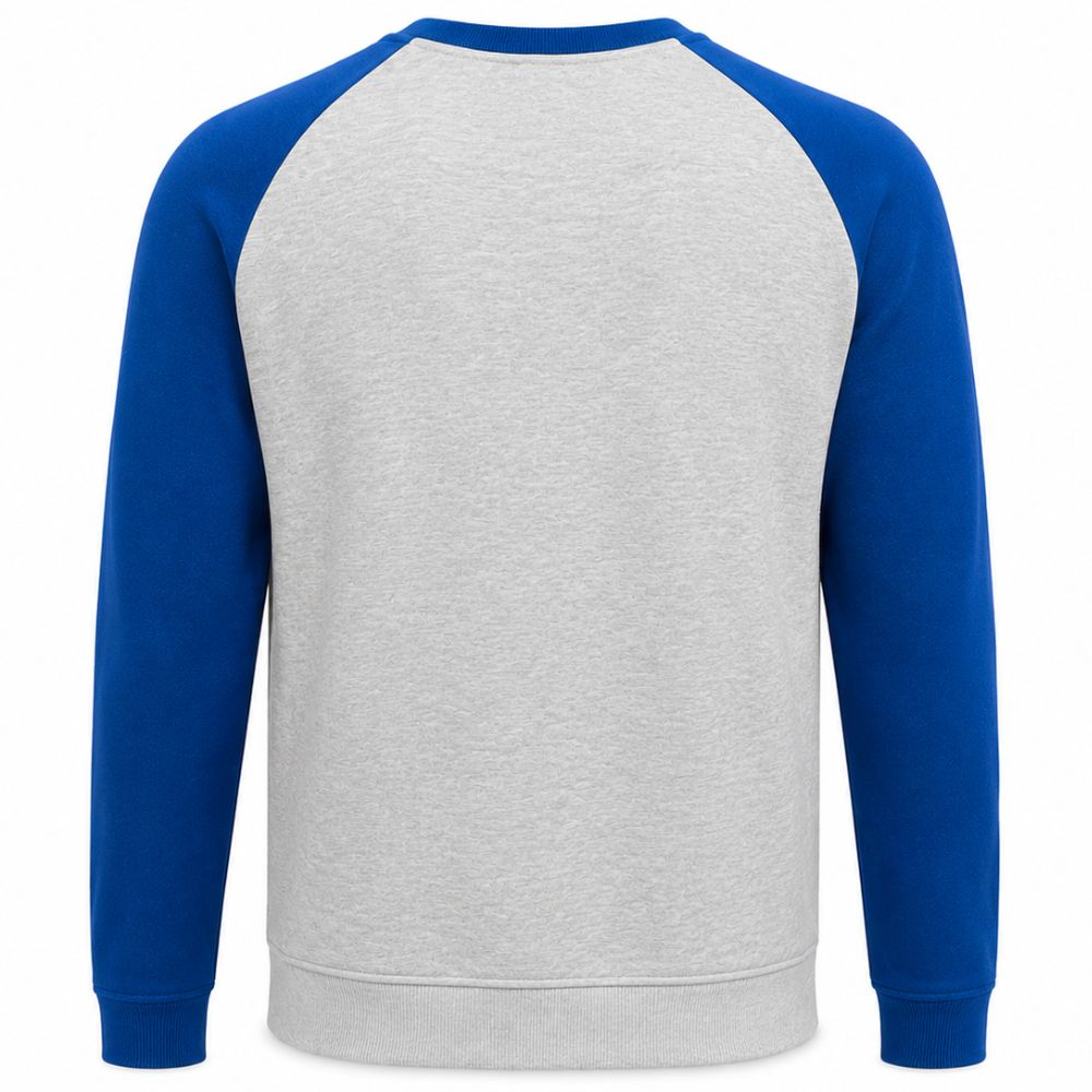 Sudadera Vintage HighPoint Gris/Mangas Azules, Unisex