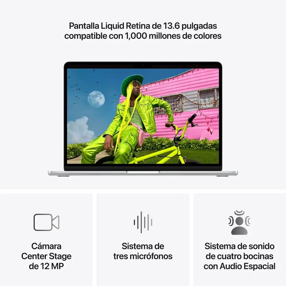 PREVENTA Apple MacBook Air M5 13.6" 16 GB 512 GB SSD Plata macOS Tahoe