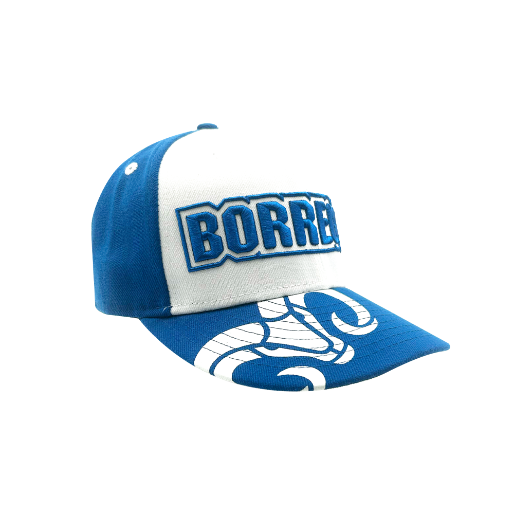 Gorra Texto BORREGOS 59Fifty New Era Azul y Blanco