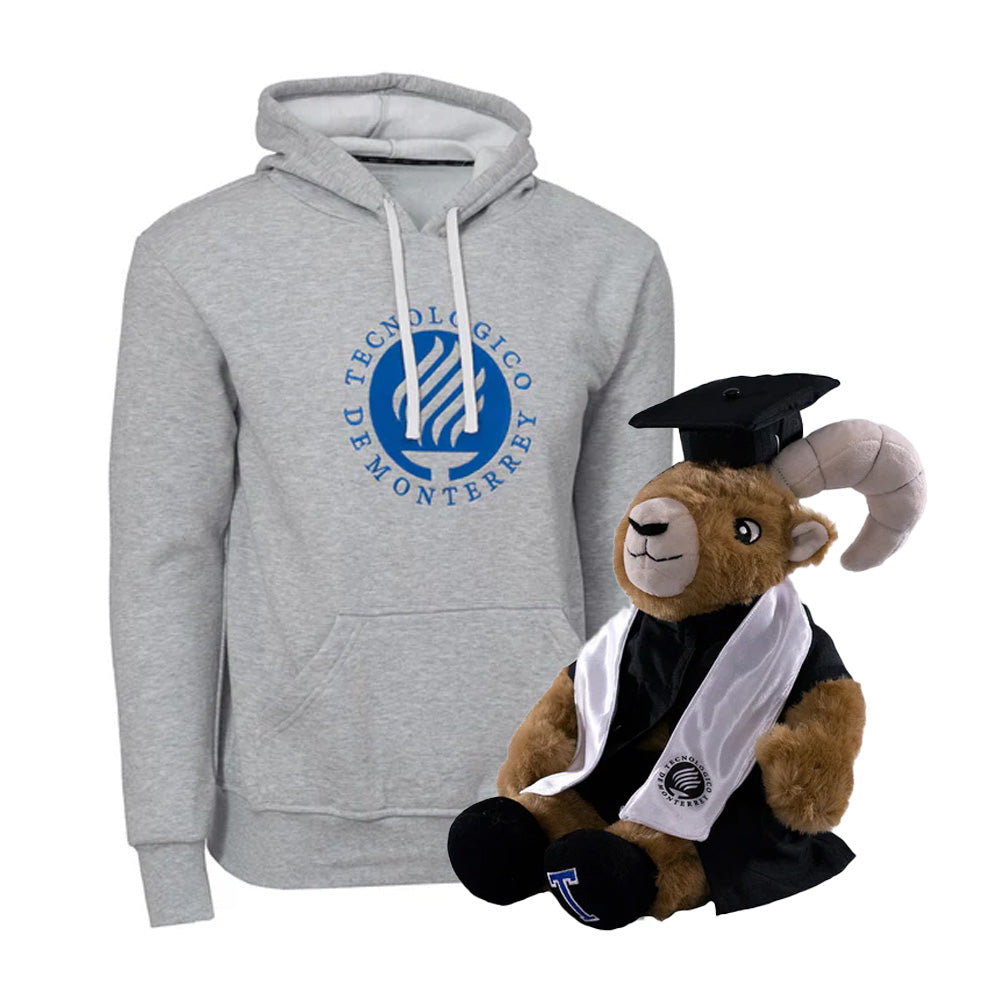 Kit Teus Prepa + Sudadera Essential Tecnológico de Monterrey Gris