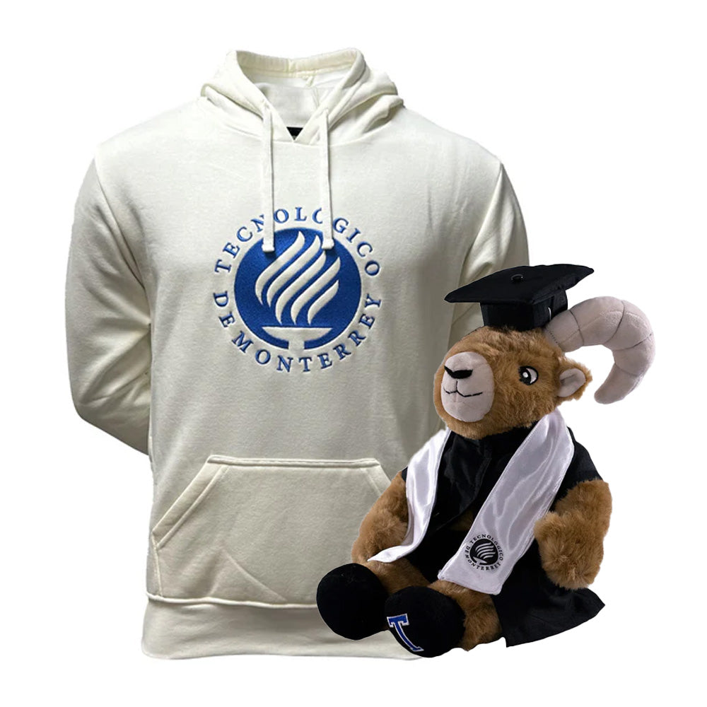Kit Teus Prepa + Sudadera Essential Tecnológico de Monterrey Hueso