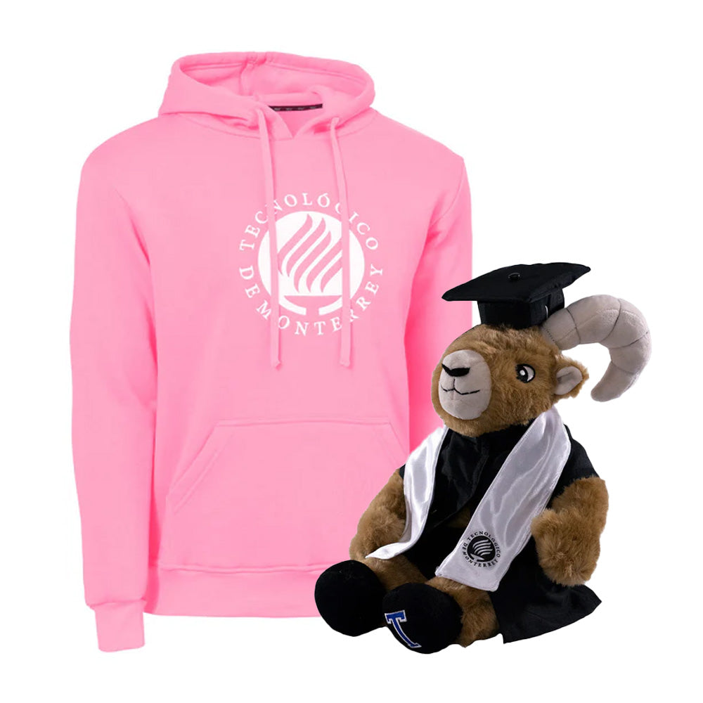 Kit Teus Prepa + Sudadera Essential Tecnológico de Monterrey Rosa