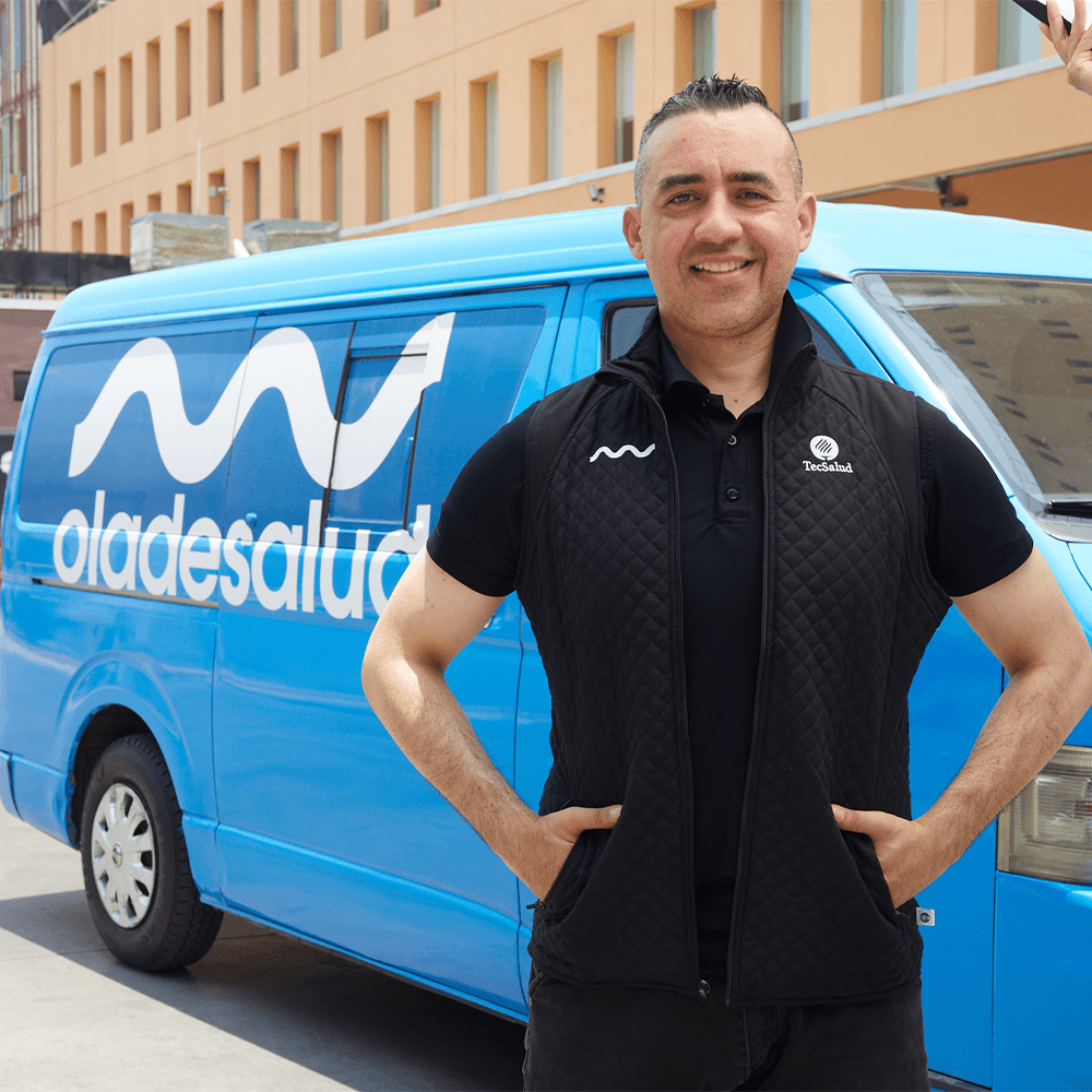 Chaleco Tec Salud Hombre negro