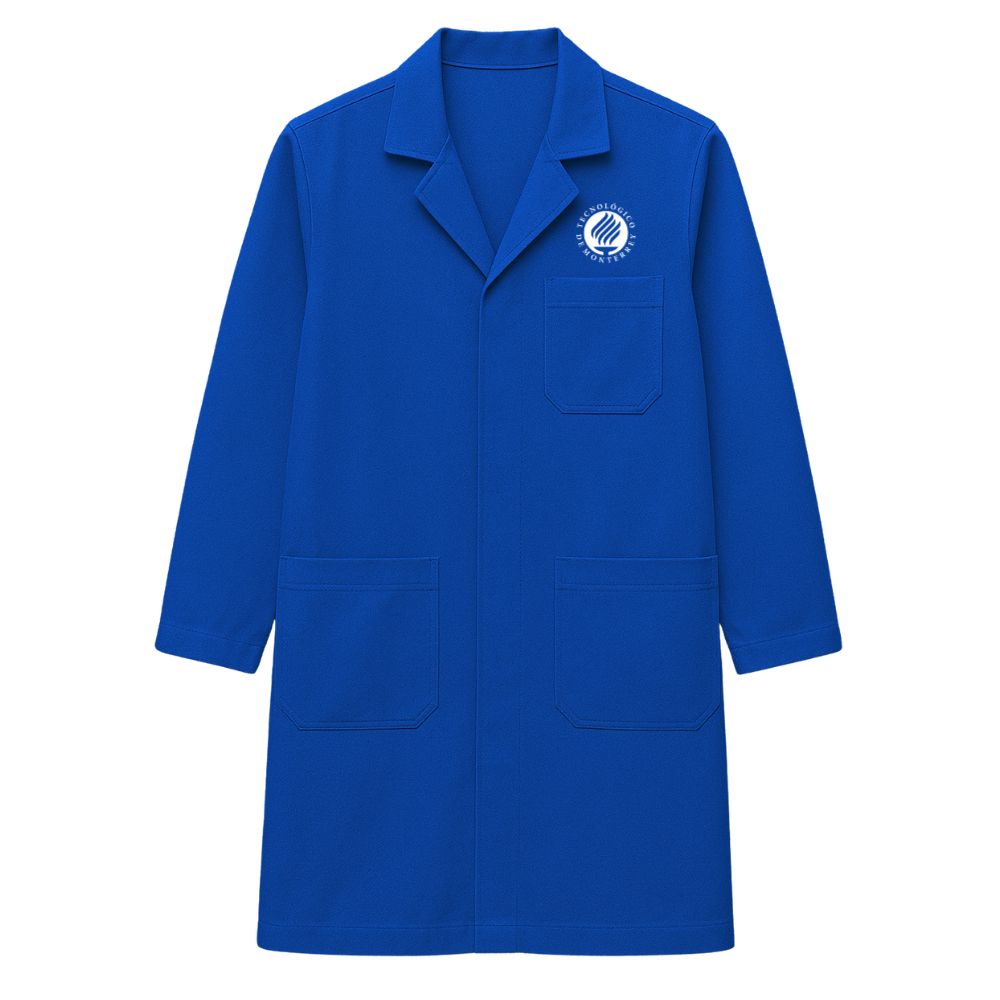 Bata De Laboratorio Azul