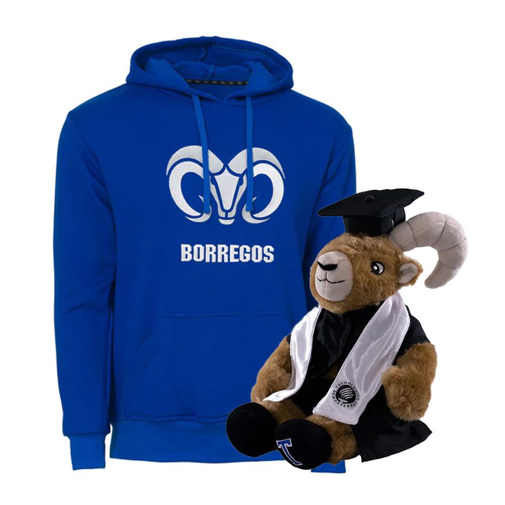 Kit Teus Prepa + Sudadera Essential Borregos Azul